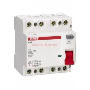 Himel - 4 Kutup 30 mA 63 Amper Kaçak Akım Koruma Rölesi