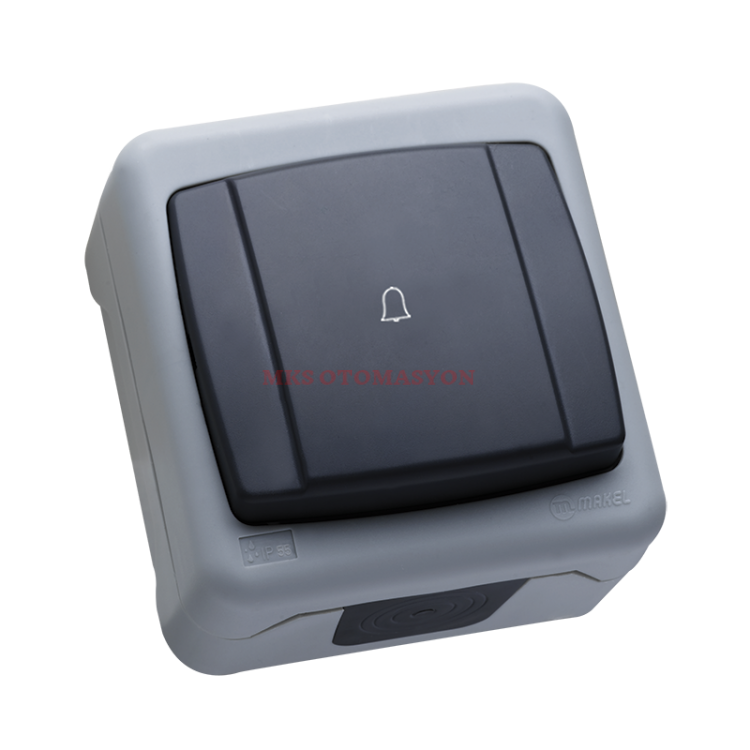 Makel - Nemliyer Sıva Üstü Zil Butonu IP44