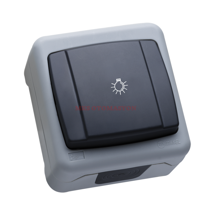 Makel - Nemliyer Sıva Üstü Lamba Butonu IP44