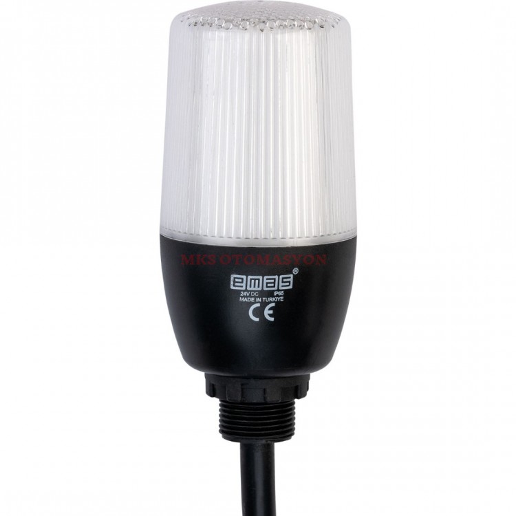 Emas - IF Serisi Çok Renkli 24V DC Buzzerlı Sabit Tepe Lambası