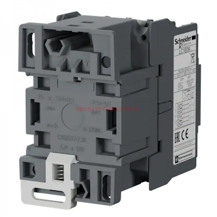 Schneider Electric - EasyPact TVS 9 Amper 4kW 220V AC 1NC Kontaktör