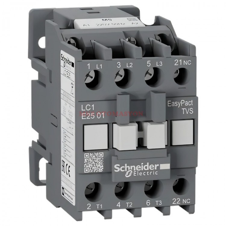 Schneider Electric - EasyPact TVS 25 Amper 11kW 220V AC 1NC Kontaktör Schneider Electric - EasyPact TVS 25 Amper 11kW 220V AC 1NC Kontaktör
