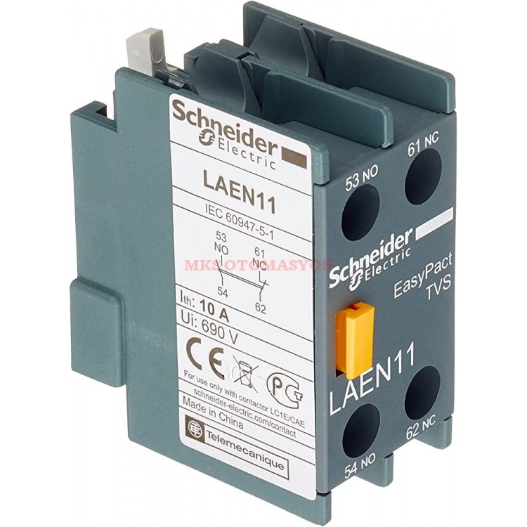 Schneider Electric - EasyPact TVS - Yardımcı Kontak Bloğu - 1 NO + 1 NC