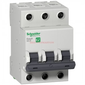 Schneider Electric - Easy9 3 Kutuplu 16 Amper - C Eğrisi 4,5kA Otomatik Sigorta