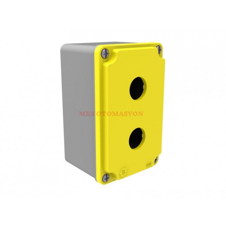 Bemis - Alüminyum, IP67 2'li Buton Kutusu