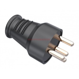 BK1-2504-4011 Bemis - Kauçuk Düz Fiş 3/25 Amper 380V-450V