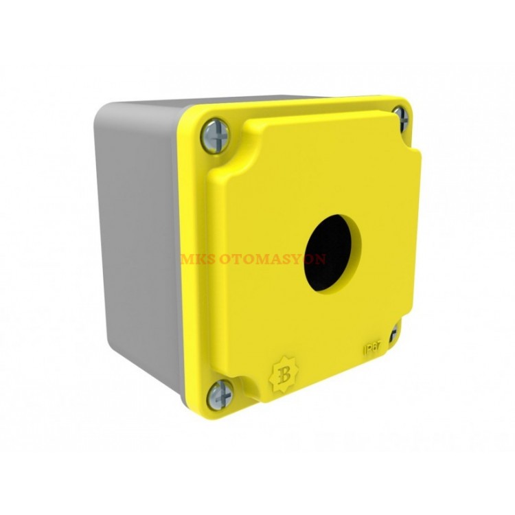 Bemis - Alüminyum, IP67 Tekli Buton Kutusu