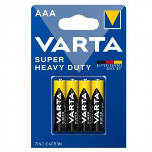 Varta Superlife Manganez AAA İnce Kalem Pil 4'lü Paket