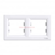 SCHNEIDER ELECTRIC EPH5800221 ASFORA BEYAZ İKİLİ YATAY ÇERÇEVE