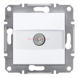 SCHNEIDER ELECTRIC EPH3270321 ASFORA BEYAZ TV PRİZİ 8DB GEÇİŞLİ ÇERÇEVESİZ