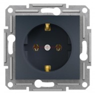 EPH2900171 ASFORA ANTRASİT TOPRAKLI PRİZ ÇERÇEVESİZ