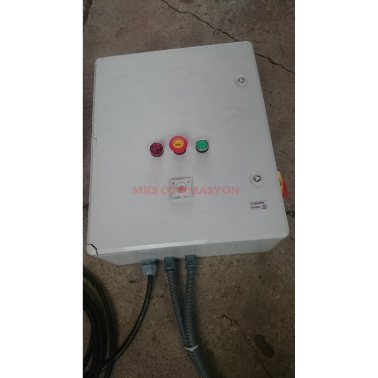 15 kW Yıldız Üçgen Tek Yön Motor Panosu | Faz Koruma Röleli | HIMEL