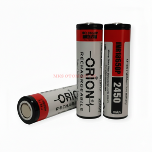 Orion 18650P 3.7V 2450Mah 12C Li-ion Pil