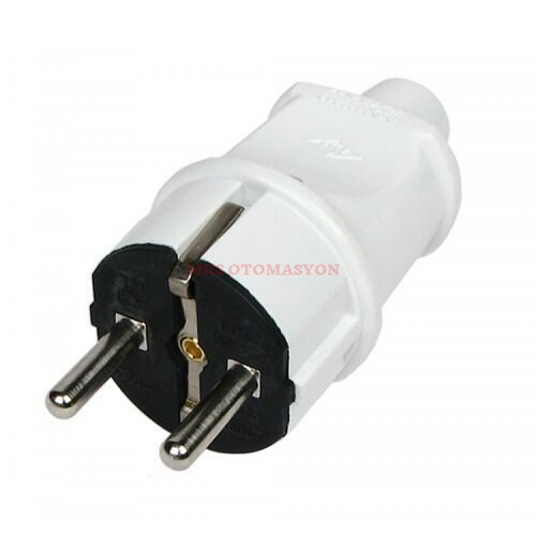 TOPRAKLI BEYAZ ERKEK FİŞ 16A 10002 MAKEL