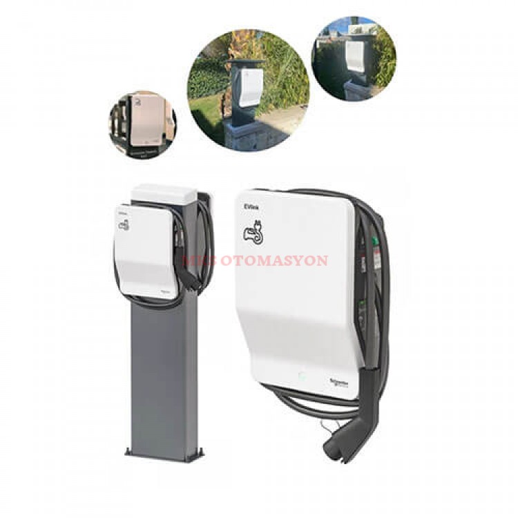 Evlink Wallbox 22KW T2 Bağlantılı Kablo Elektrikli Şarj İstasyonu EVH2S22P0CK