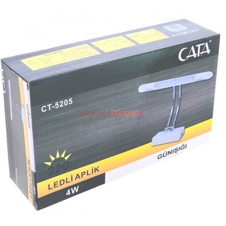 Cata 4W Resim Banyo Led Aplik CT-5205 Günışığı