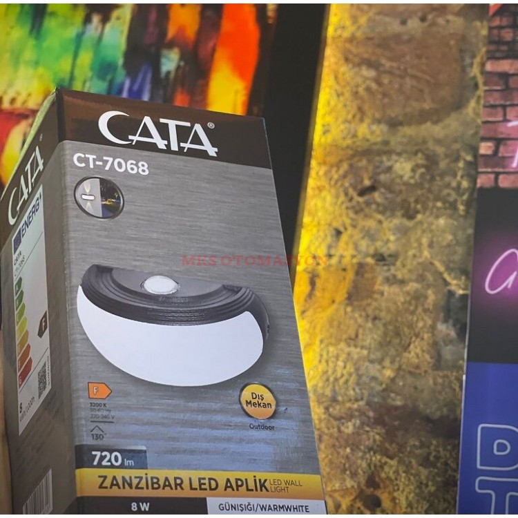 Cata CT-7068 8W Zanzibar Led Aplik 3200K Gün Işığı