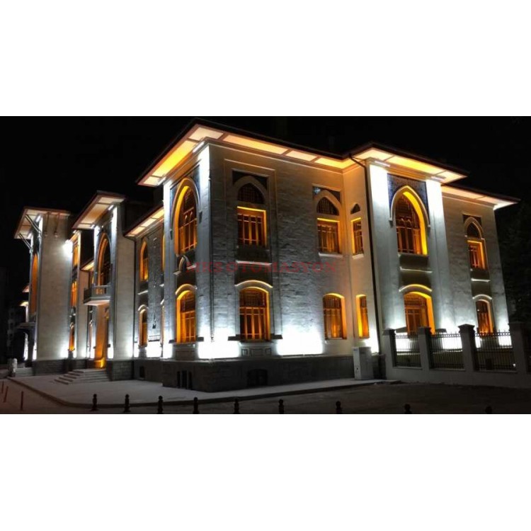 Cata 12 Watt Gold Wallwasher 30 cm Amber Renk CT-4695