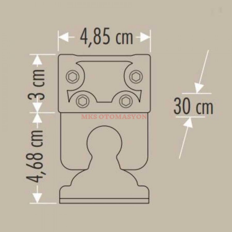 Cata 12 Watt Gold Wallwasher 30 cm Amber Renk CT-4695