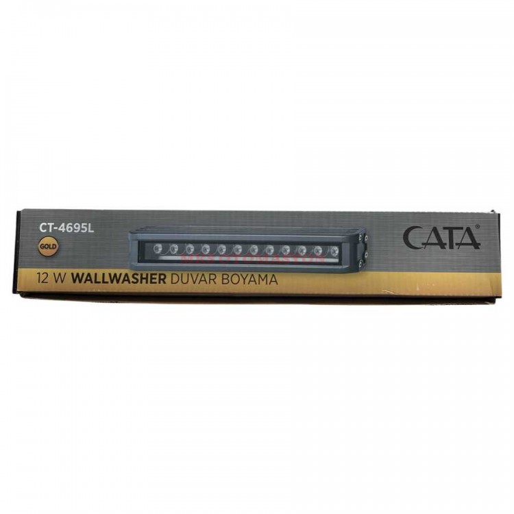 Cata 12 Watt Gold Wallwasher 30 cm Amber Renk CT-4695
