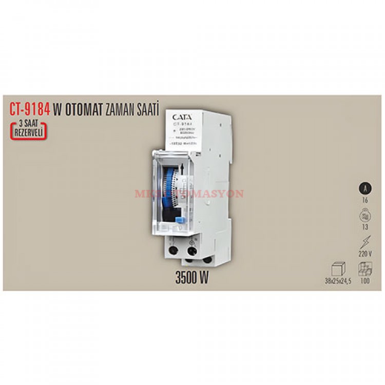 Cata CT-9184 W Otomat Tipi Zaman Saati