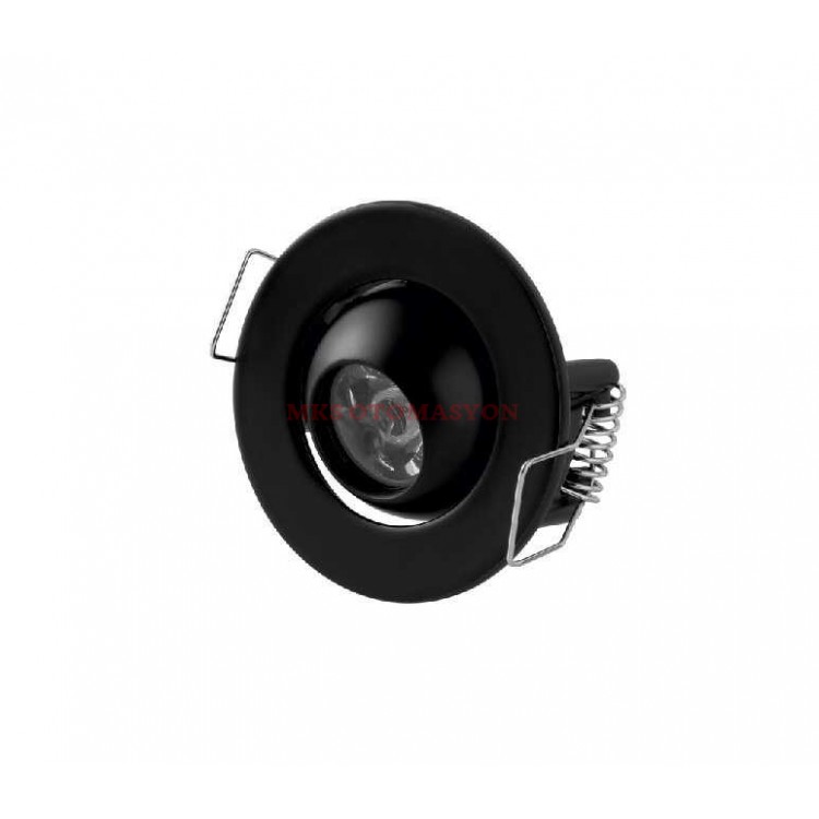 Cata CT-5268 1,5W Power Led Ufo Spot Siyah Kasa Beyaz Işık