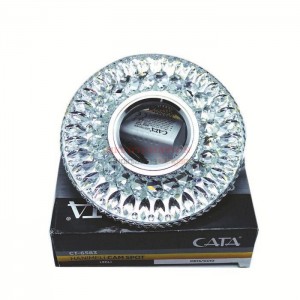 Cata CT-6583 Hanımeli Cam Spot Gün Işığı Led Çerçeveli (Ampül ve Duy Hariç)