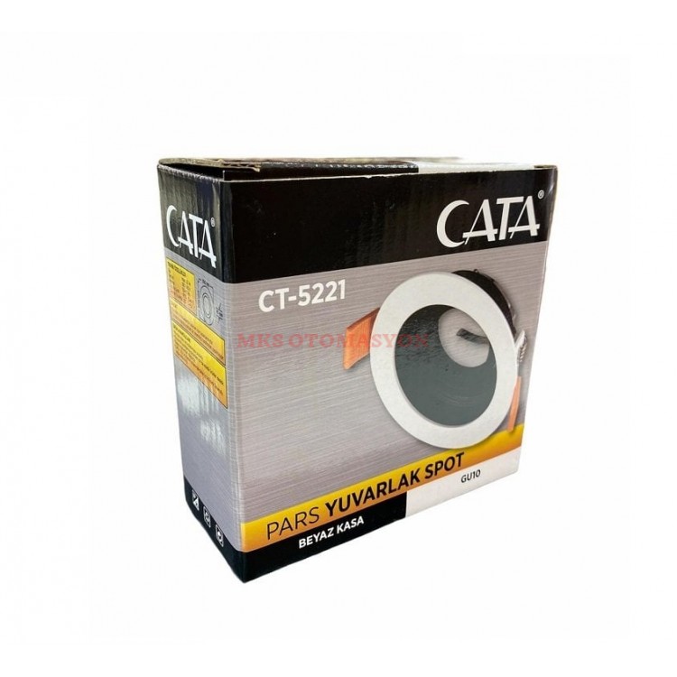 Cata CT-5221 Pars Boş Kasa Beyaz Spot Cata CT-5221 Pars Boş Kasa Beyaz Spot