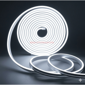 Inoled 4342-01 12V DC 6500K Beyaz Şerit Neon LED - 5 Metre - Esnek IP67 Su Geçirmez Aydınlatma
