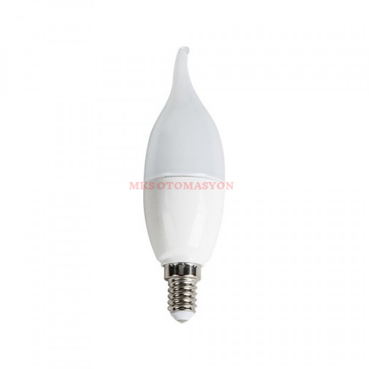 Cata CT-4077 5W LED Kıvrık Buji Ampul - Beyaz Işık (6400K) - E14 İnce Duy Dekoratif Avize Ampulü Cata CT-4077 5W LED Kıvrık Buji Ampul - Beyaz Işık (6400K) - E14 İnce Duy Dekoratif Avize Ampulü