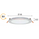 Tio 9W Slim LED Panel Spot Armatür - 4000K Doğal Beyaz - IP40 Koruma Sınıfı