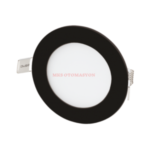 Cata CT-5152 6W Slim Panel LED Armatür - 6400K Beyaz Işık - Siyah Kasa