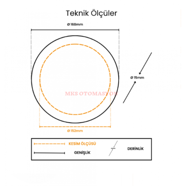 Cata CT-5147 12W Slim Panel LED Spot Armatür - 6400K Beyaz Işık - Net ve Ferah
