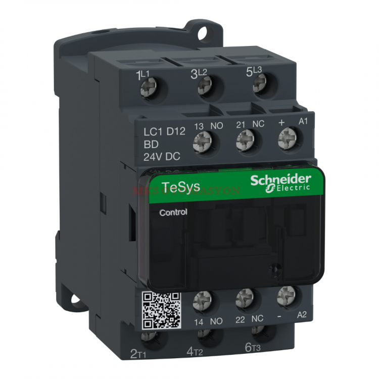 Schneider LC1DT12BD Tesys D 24V DC 4NA 4P Ac1 12A Kontaktör
