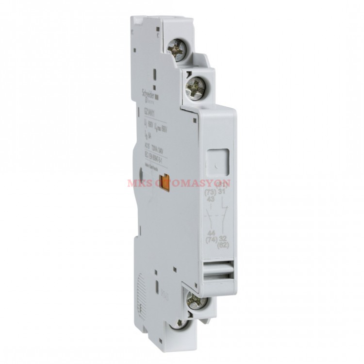 Schneider Electric GZ1AN11 EasyPact TVS için yardımcı kontak bloğu 1NA1NK Schneider Electric GZ1AN11 EasyPact TVS için yardımcı kontak bloğu 1NA1NK
