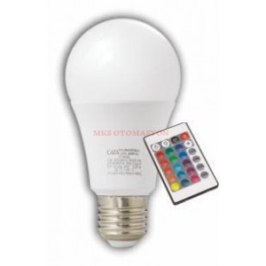 Cata CT-4058 9W RGB Renk Değiştiren LED Ampul - Uzaktan Kumandalı E27 Duy