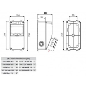 Bemis V5 Boş Kombinasyon Kutusu - BD1-2101-0000