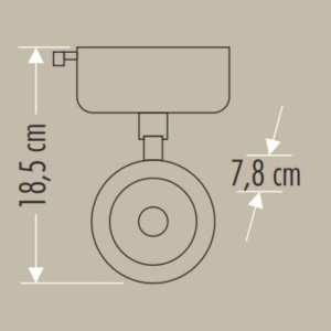 Cata 10 Watt Led Ray Spot 3000K Sarı Işık CT-5310