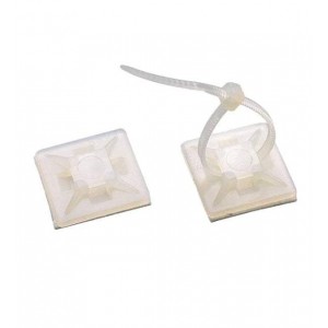 Gwest HW-4A 28x28 mm Beyaz Yapışkanlı Kroşe (100 Adet)